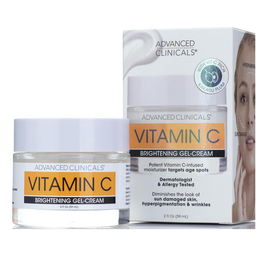 ADVANCED CLINICALS VITAMIN C BRIGHTENING FACE GEL-CREAM