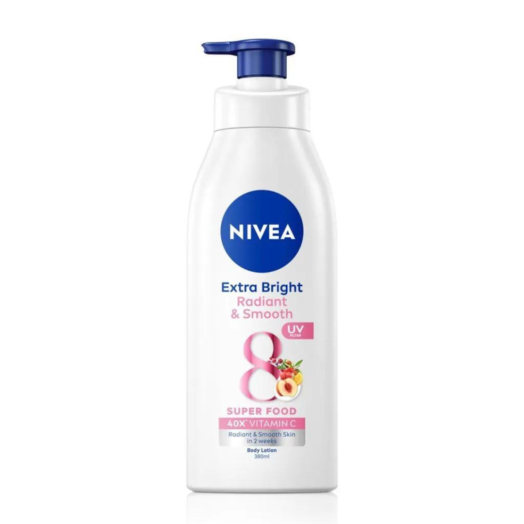 NIVEA EXTRA BRIGHT RADIANT & SMOOTH BODY LOTION 380ML