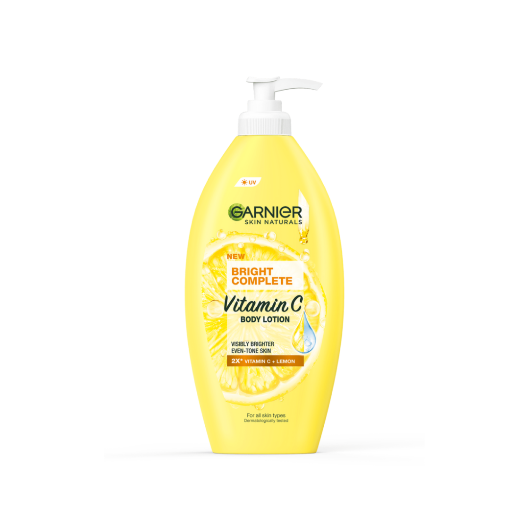 GARNIER BRIGHT COMPLETE VITAMIN C BODY SERUM LOTION