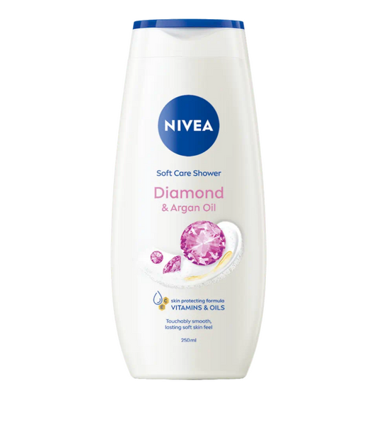 NIVEA SOFT CARE Body Wash- Diamond & Argan Oil