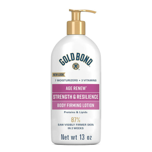 GOLD BOND AGE RENEW STRENGTH & RESILIENCE BODY FIRMING LOTION