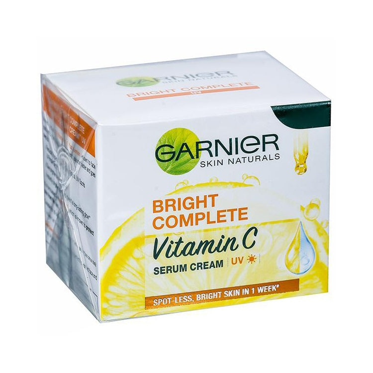 GARNIER BRIGHT COMPLETE VITAMIN C SERUM FACE CREAM