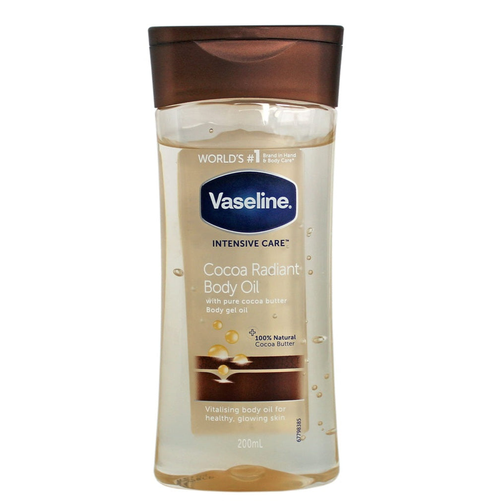 VASELINE INTENSIVE CARE COCOA RADIANT BODY OIL 200ML