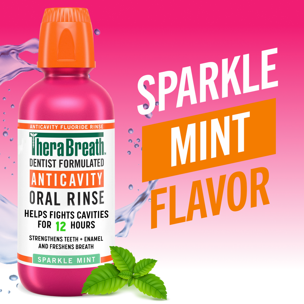 THERABREATH ANTICAVITY ORAL RINSE - SPARKLE MINT