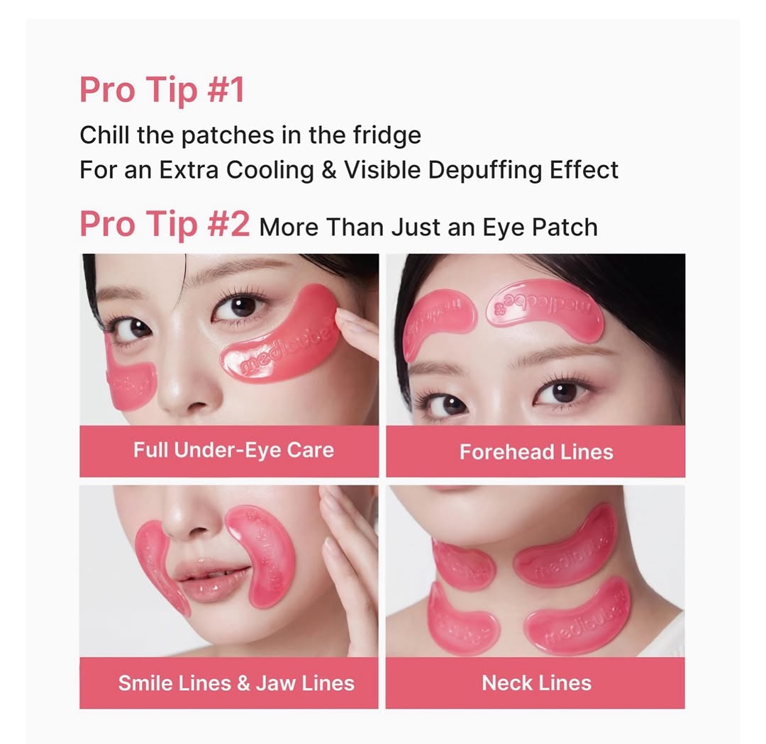 MEDICUBE PDRN PINK COLLAGEN JELLY EYE MASK (1 PAIR)