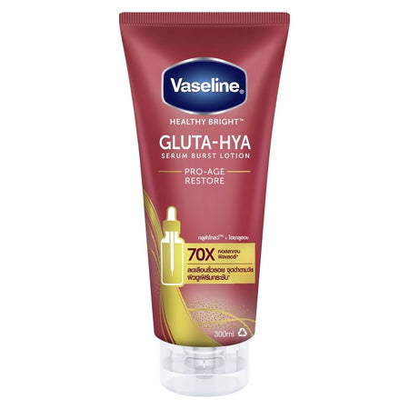 Vaseline GLUTA-HYA PRO-AGE RESTORE 2本 VASELINE GLUTA HYA PRO AGE RESTORE LOTION- 300ML – Skin Pop Essentiel