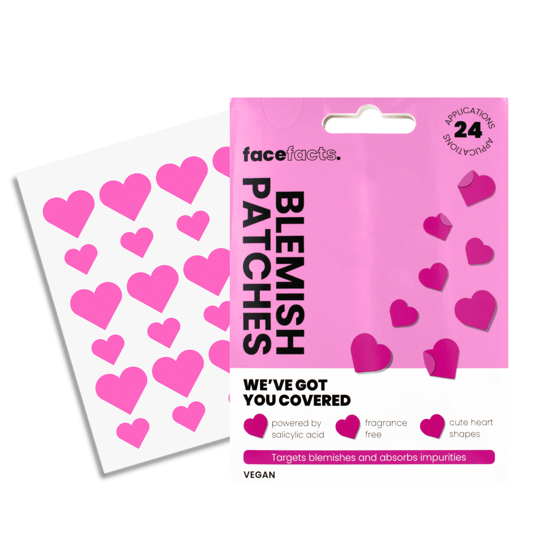 FACE FACTS HYDROCOLLOID BLEMISH PATCHES - HEARTS – Skin Pop Essentiel