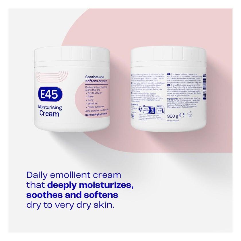 E45 MOISTURISING BODY CREAM FOR DRY SKIN- 350G