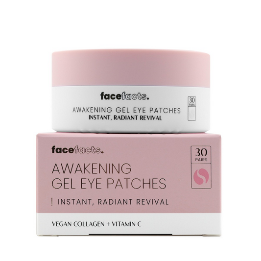 FACE FACTS AWAKENING GEL EYE PATCHES - 30 PAIRS