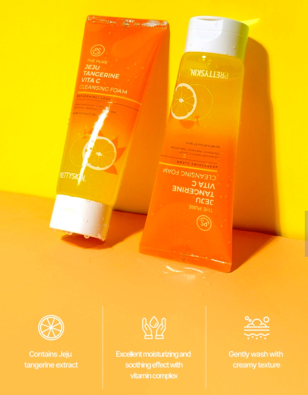 THE PURE JEJU VITA C CLEANSING FOAM