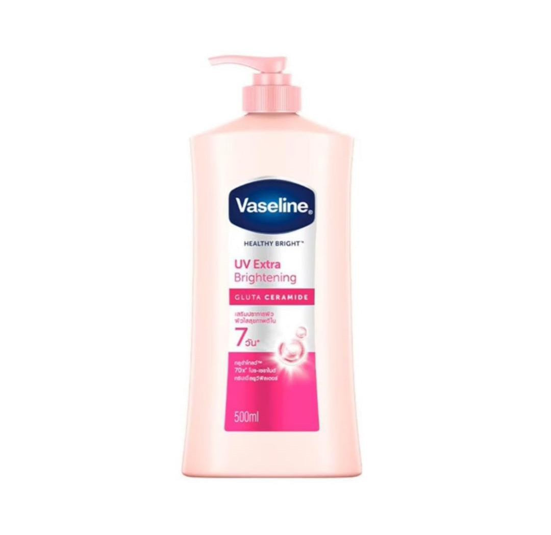 VASELINE HEALTHY BRIGHT GLUTA CERAMIDE UV EXTRA BRIGHTENING - 500ML