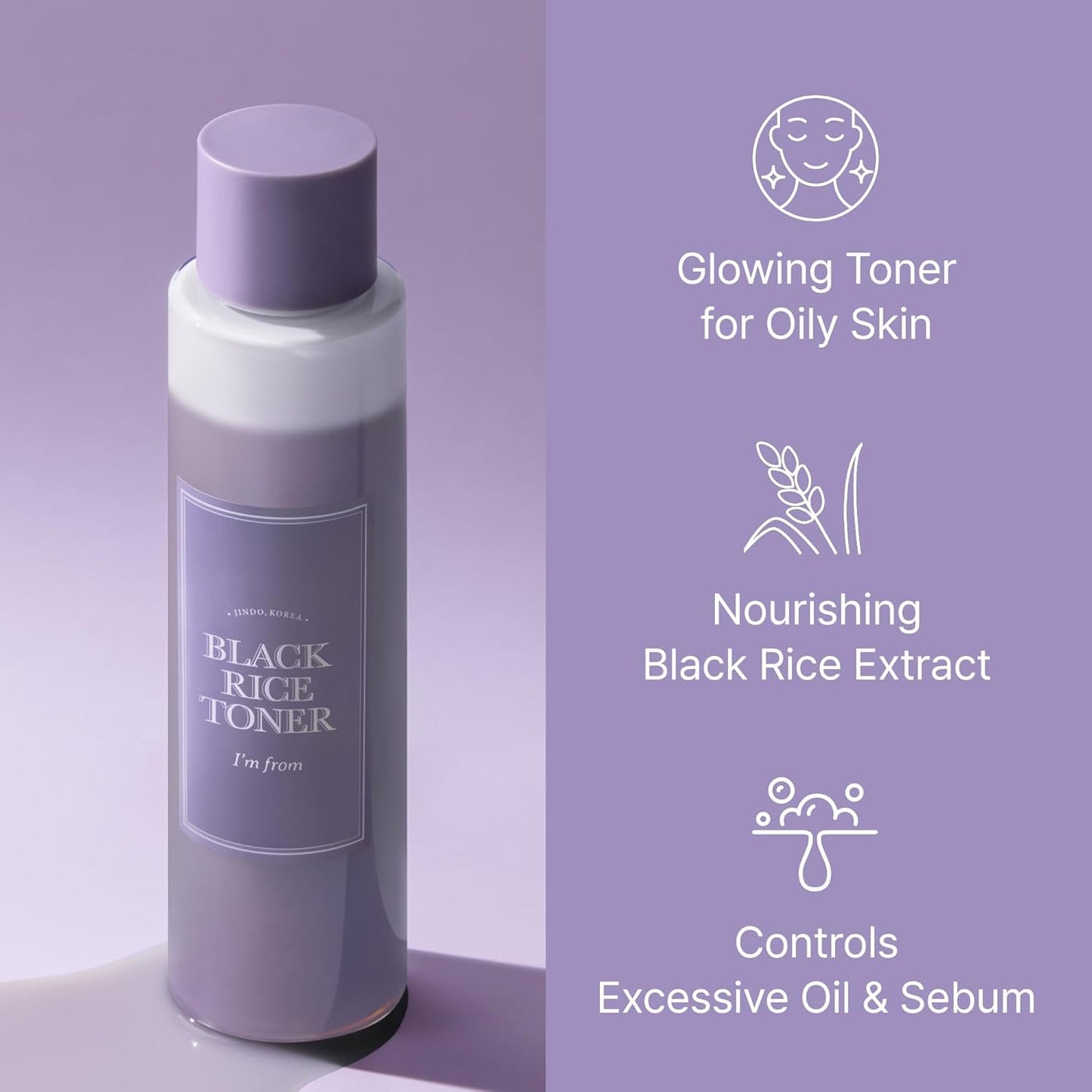I'M FROM BLACK RICE TONER - 150ML
