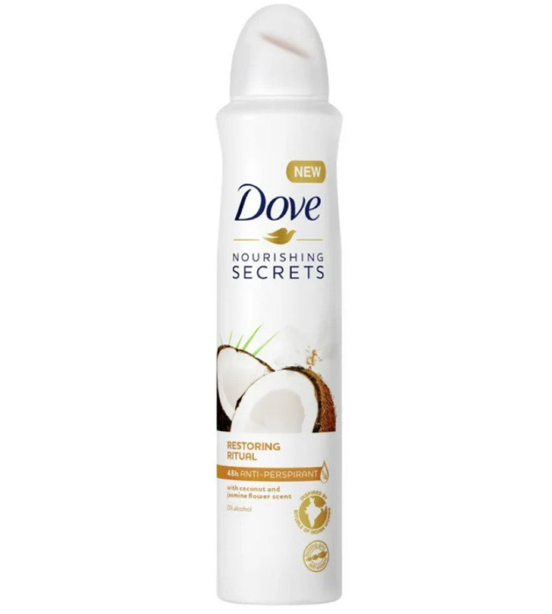 DOVE DEODORANT SPRAY- COCONUT NOURISHING SECRETS ANTI-PERSPIRANT