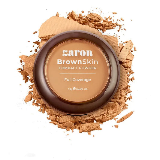 ZARON BROWN SKIN COMPACT POWDER - BROWNIE