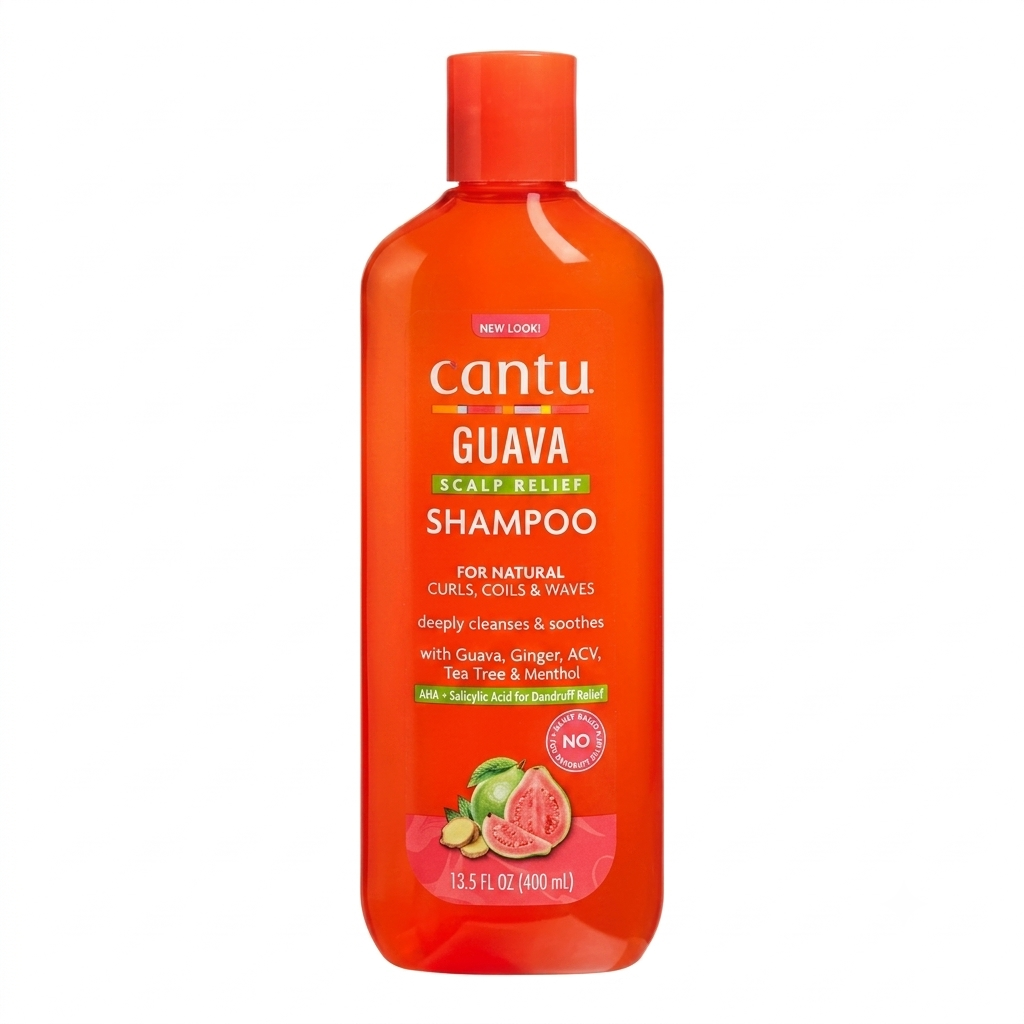 CANTU GUAVA SCALP RELIEF SHAMPOO +3% SALICYLIC ACID FOR DANDRUFF RELIEF - 400ML