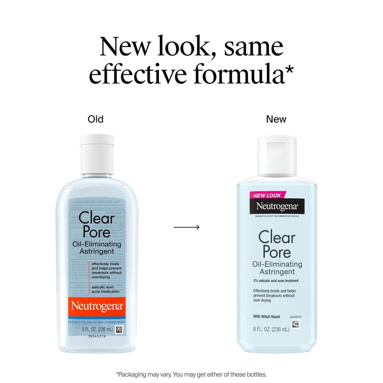 NEUTROGENA CLEAR PORE OIL-ELIMINATING ASTRINGENT (WITH WITCH HAZEL) - 236 ML