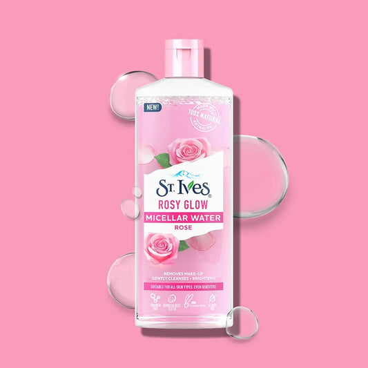 ST IVES ROSY GLOW MICELLAR WATER - ROSE - 400ML