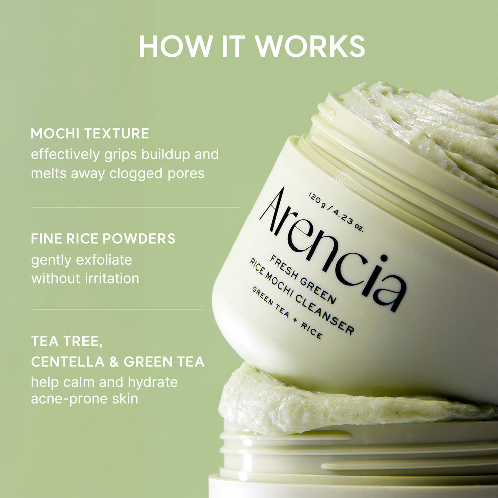 ARENCIA GREEN RICE MOCHI CLEANSER
