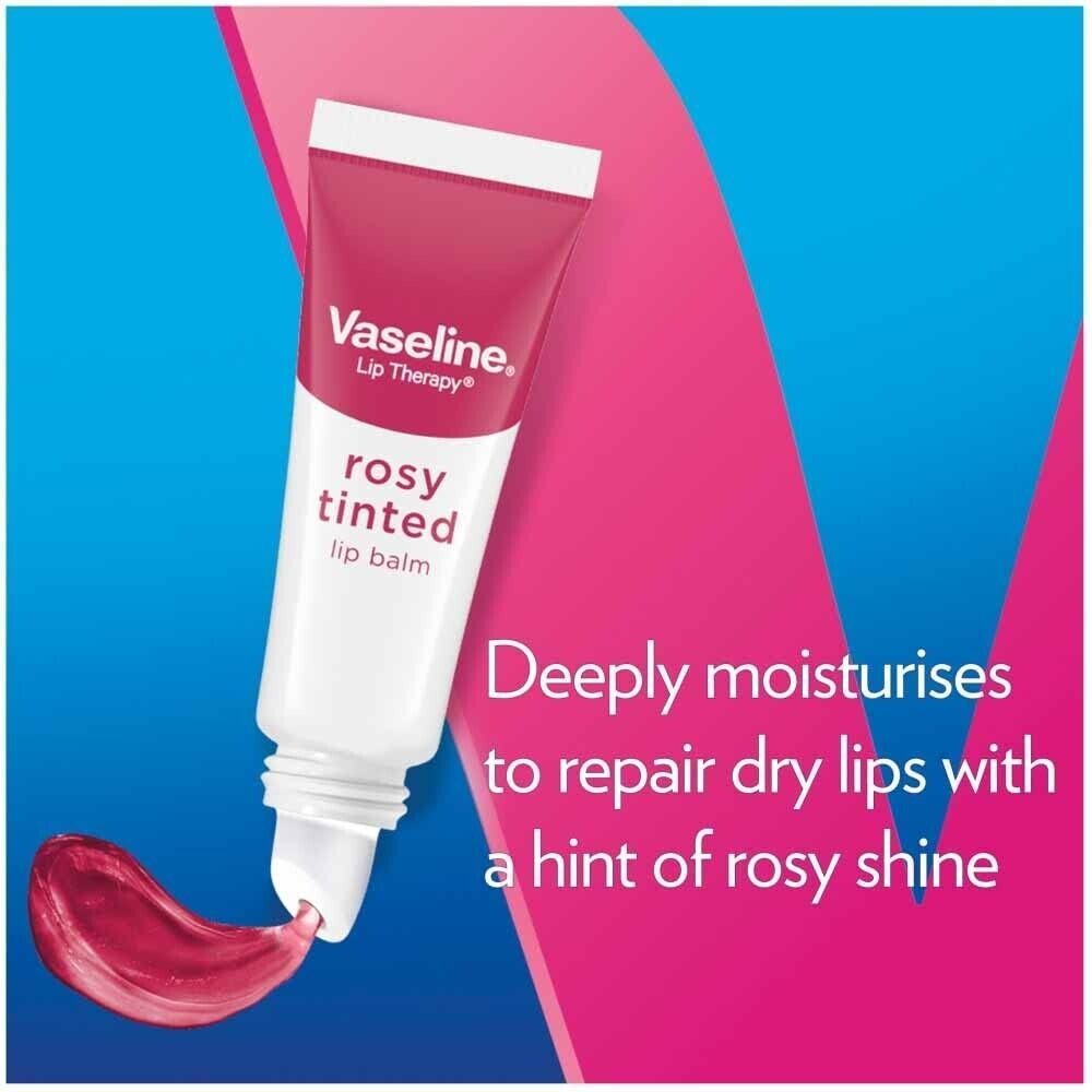 VASELINE LIP THERAPY MOISTURIZING LIP BALM - ROSY LIPS (2 in 1 PACK)