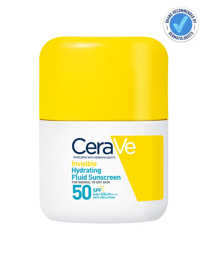 CERAVE INVISIBLE HYDRATING FLUID SUNSCREEN SPF 50+ (FOR NORMAL TO DRY SKIN) - 50ML
