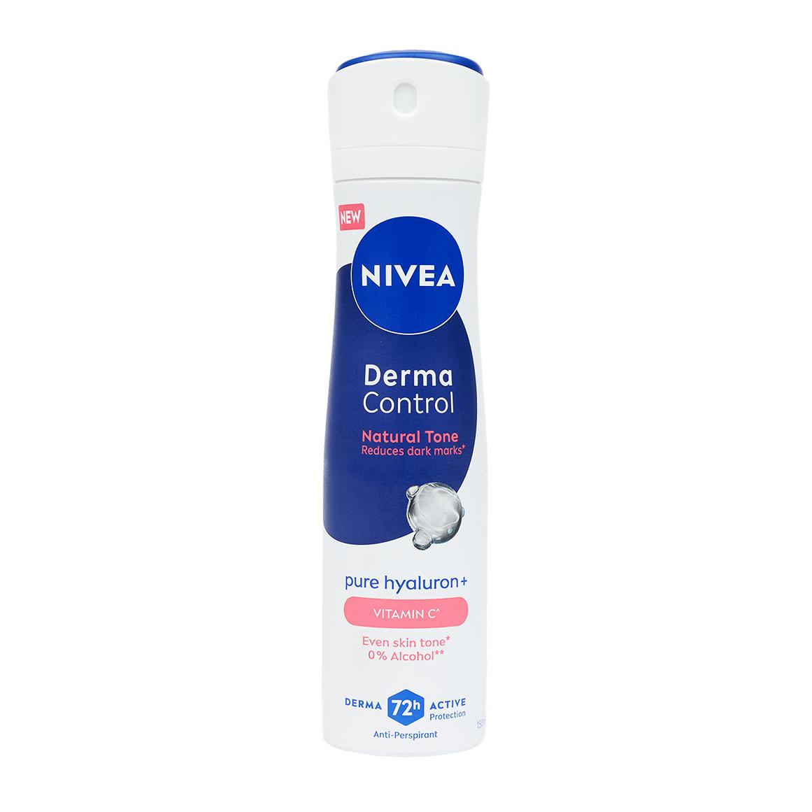 NIVEA DERMA CONTROL PURE HYALURON + VITAMIN C ANTI-PERSPIRANT SPRAY