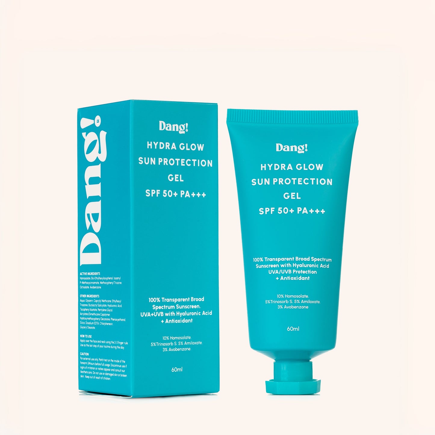 DANG! HYDRA GLOW SUN PROTECTION GEL SPF 50 - 60ML
