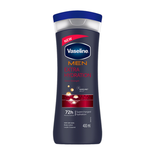 VASELINE MEN EXTRA HYDRATION EXTRA STRENGTH LOTION- 400ML