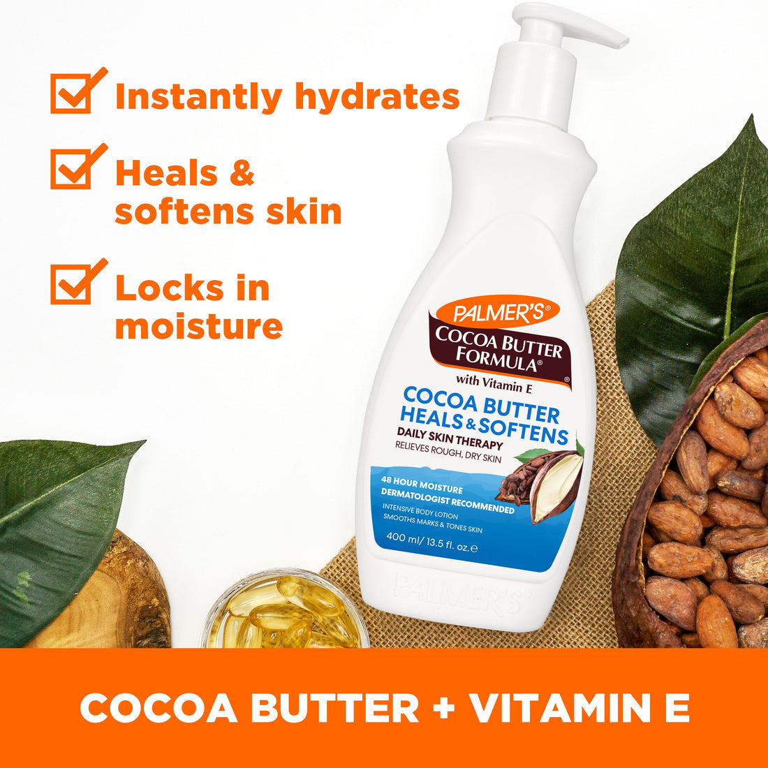 PALMER'S DAILY SKIN THERAPY COCOA BUTTER BODY LOTION - 500ML