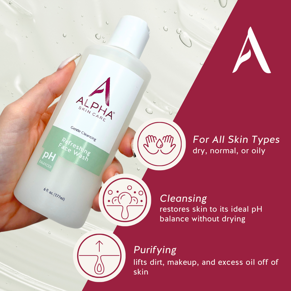 ALPHA REFRESHING FACE WASH CITRIC AHA