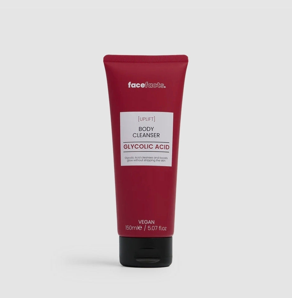 FACE FACTS BODY CLEANSER – GLYCOLIC ACID – 150ML