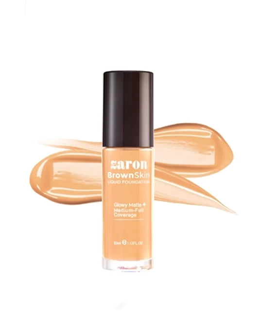 ZARON BROWN SKIN LIQUID FOUNDATION - CHEDDAR