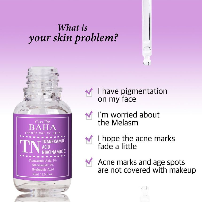 COS DE BAHA TRANEXAMIC & NIACINAMIDE SERUM - 30ML