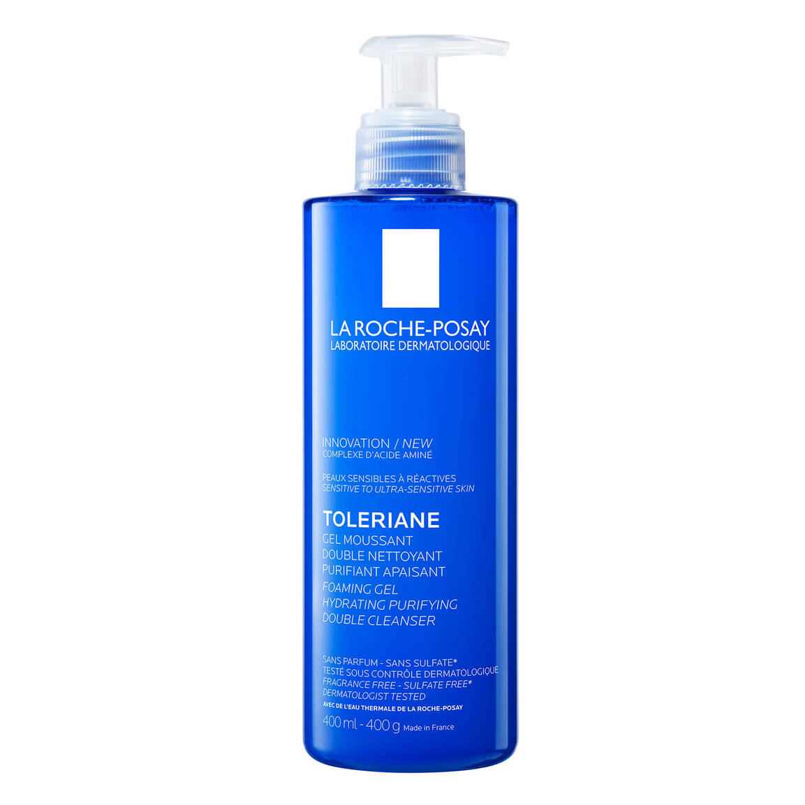 LA ROCHE-POSAY TOLERIANE PURIFYING FOAMING GEL DOUBLE CLEANSER - 400ML