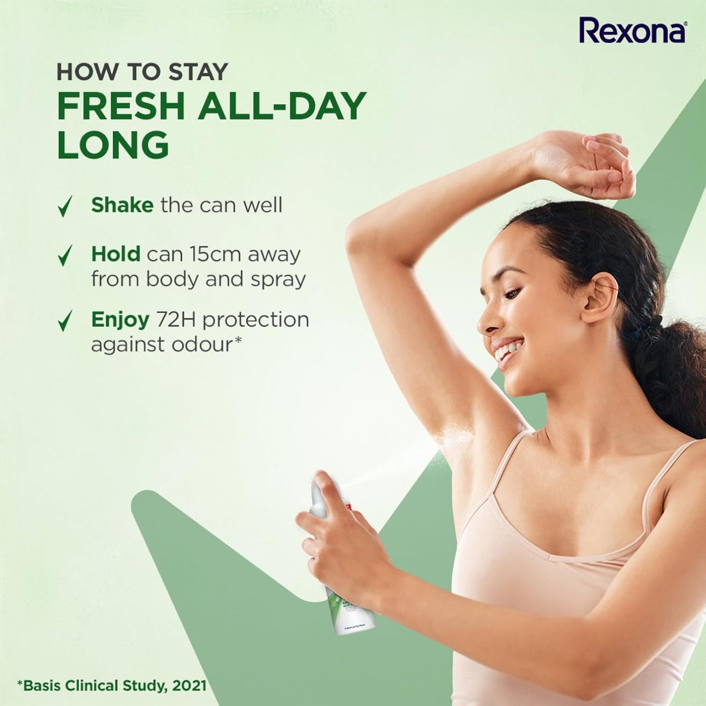 REXONA 72H ADVANCED PROTECTION BAMBOO & ALOE VERA DEODORANT SPRAY- 200ML
