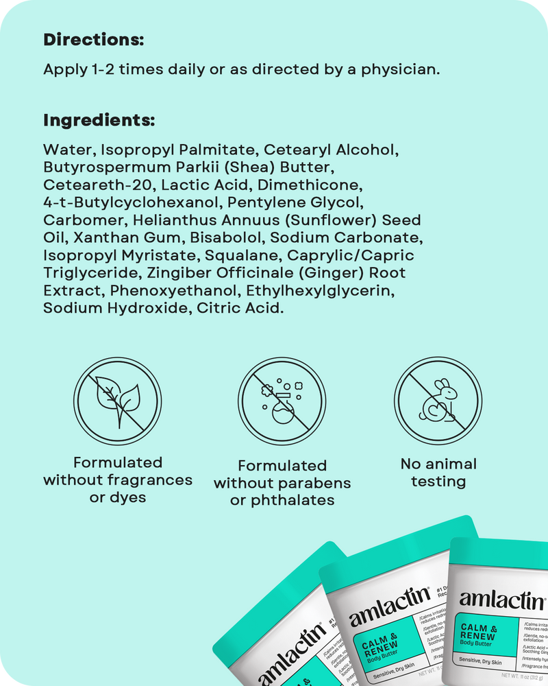 AMLACTIN CALM & RENEW BODY BUTTER - 312g