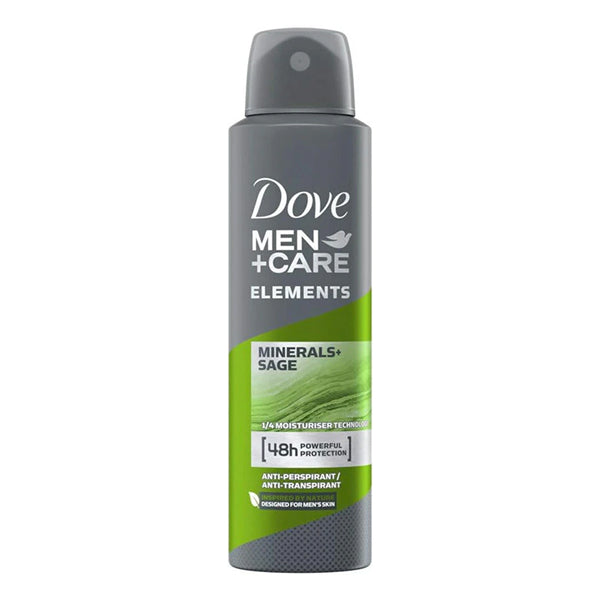 DOVE DEODORANT MEN SPORT MINERALS + SAGE ANTIPERSPIRANT SPRAY