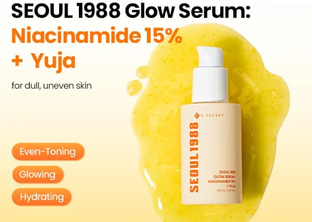 SEOUL 1988 GLOW SERUM : NIACINAMIDE 15% + YUJA