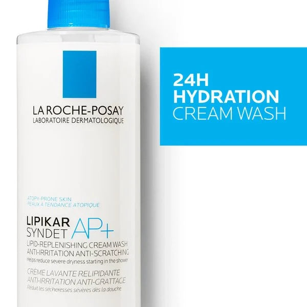 LA ROCHE POSAY SYNDET AP+ LIPID-REPLENISHING CREAM BODY WASH - 400ML