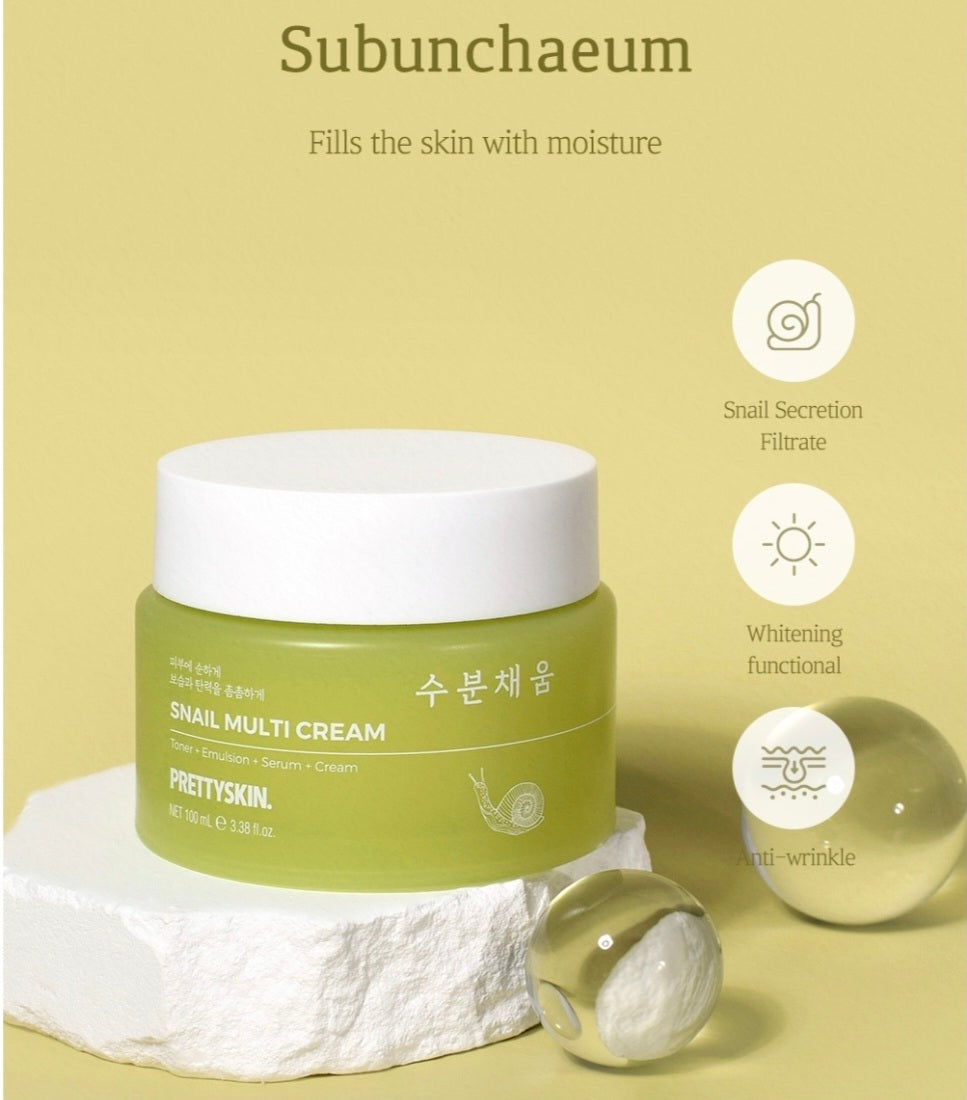 PRETTYSKIN SNAIL MUCIN MULTI CREAM