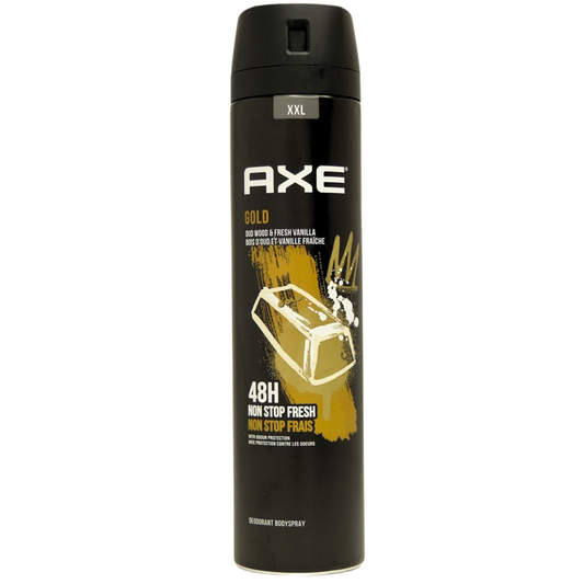 AXE GOLD DEODORANT BODY SPRAY (OUD WOOD & FRESH VANILLA) - 250ML