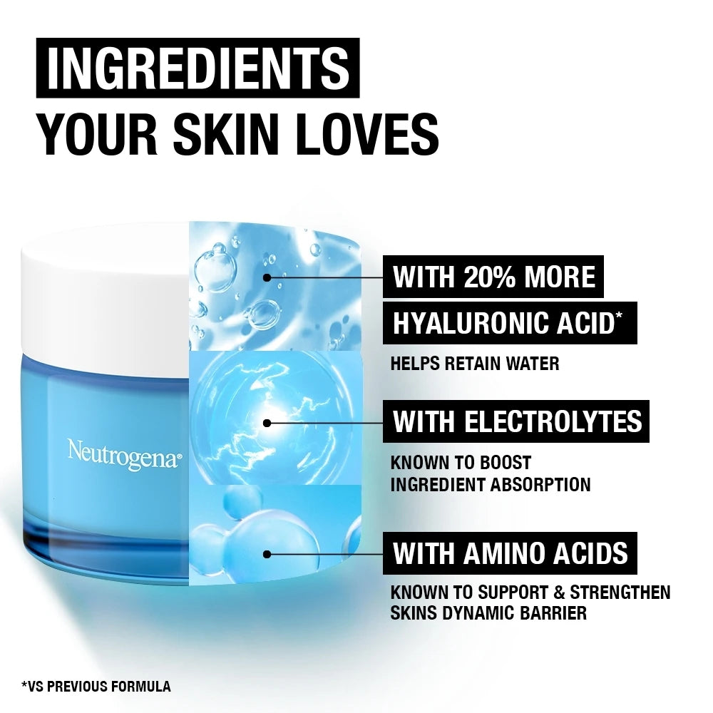 NEUTROGENA HYDRO BOOST WATER GEL MOISTURIZER WITH HYALURONIC ACID 50ML