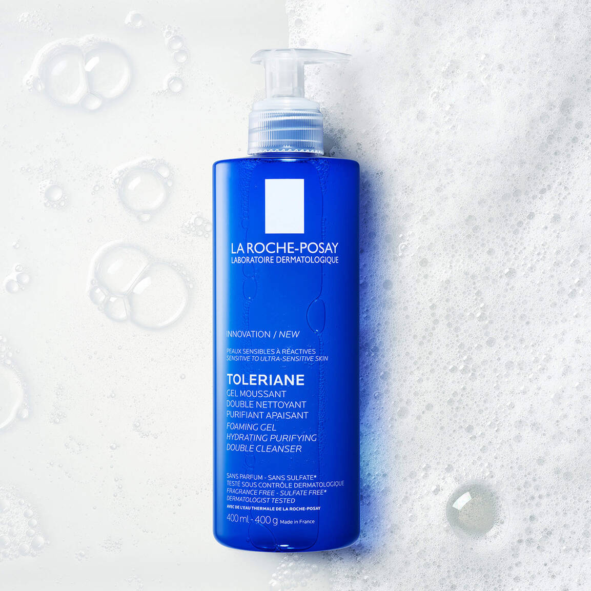 LA ROCHE-POSAY TOLERIANE PURIFYING FOAMING GEL DOUBLE CLEANSER - 400ML