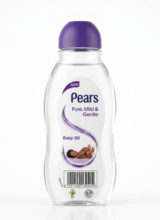 PEARS PURE, MILD, & GENTLE BABY OIL - 200ML