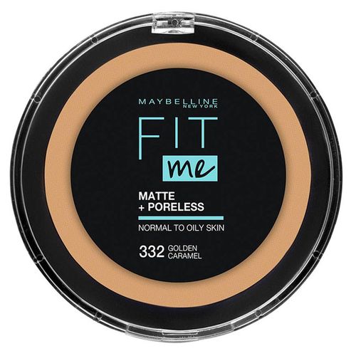 MAYBELLINE FIT ME® MATTE + PORELESS POWDER FOUNDATION MAKEUP - GOLDEN CARAMEL 332