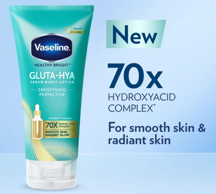 VASELINE HEALTHY BRIGHT GLUTA-HYA SERUM BURST LOTION 300ML