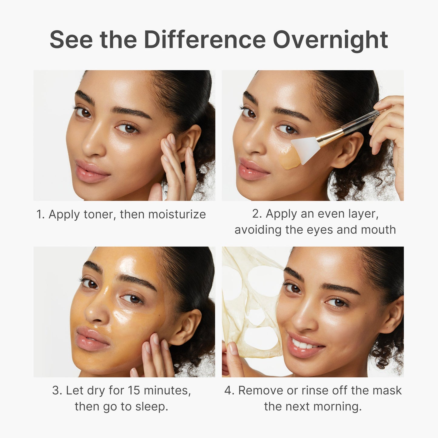 MEDICUBE KOJIC ACID TURMERIC NIGHT WRAPPING MASK
