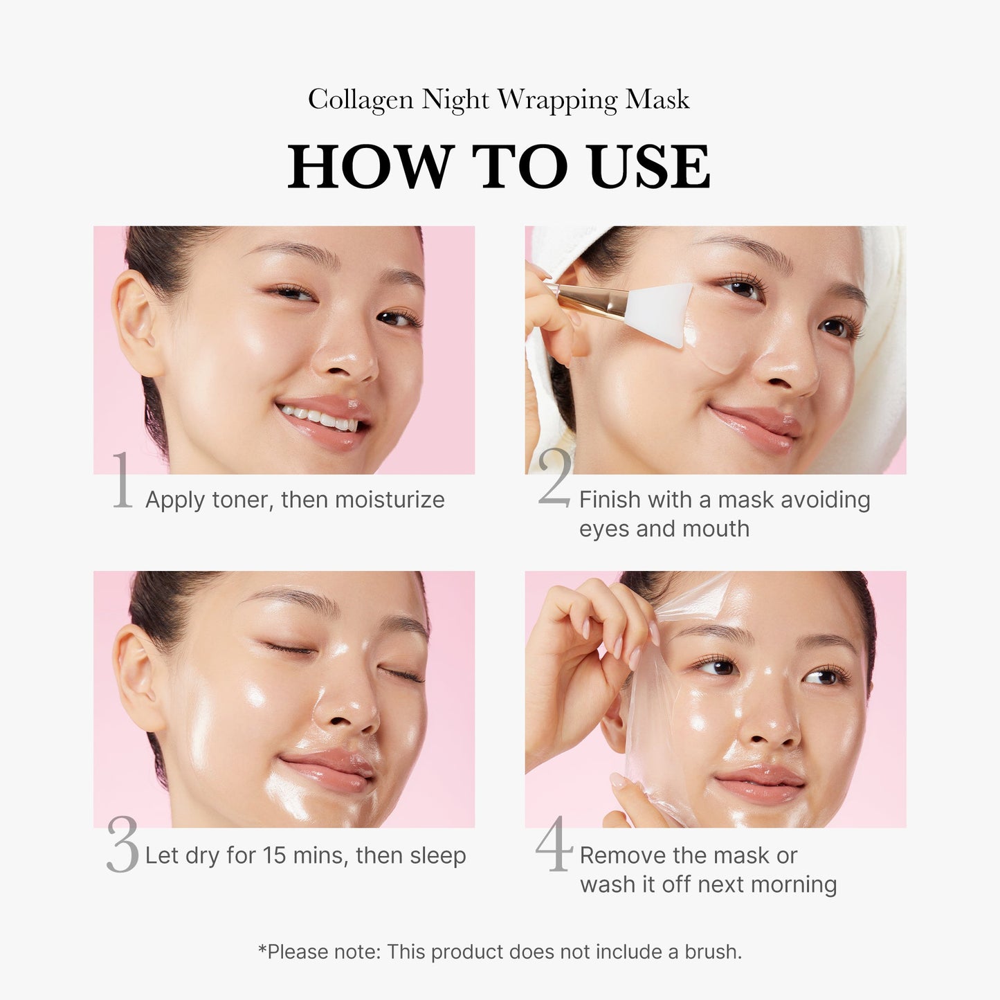 MEDICUBE COLLAGEN NIGHT WRAPPING MASK - 75ML