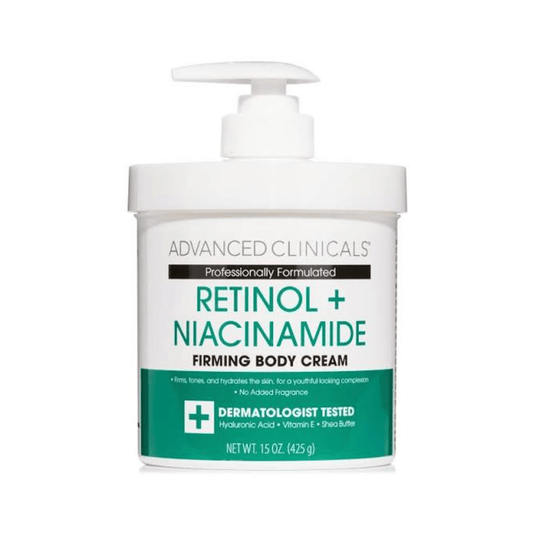 ADVANCED CLINICALS RETINOL + NIACINAMIDE FIRMING BODY CREAM - 425G