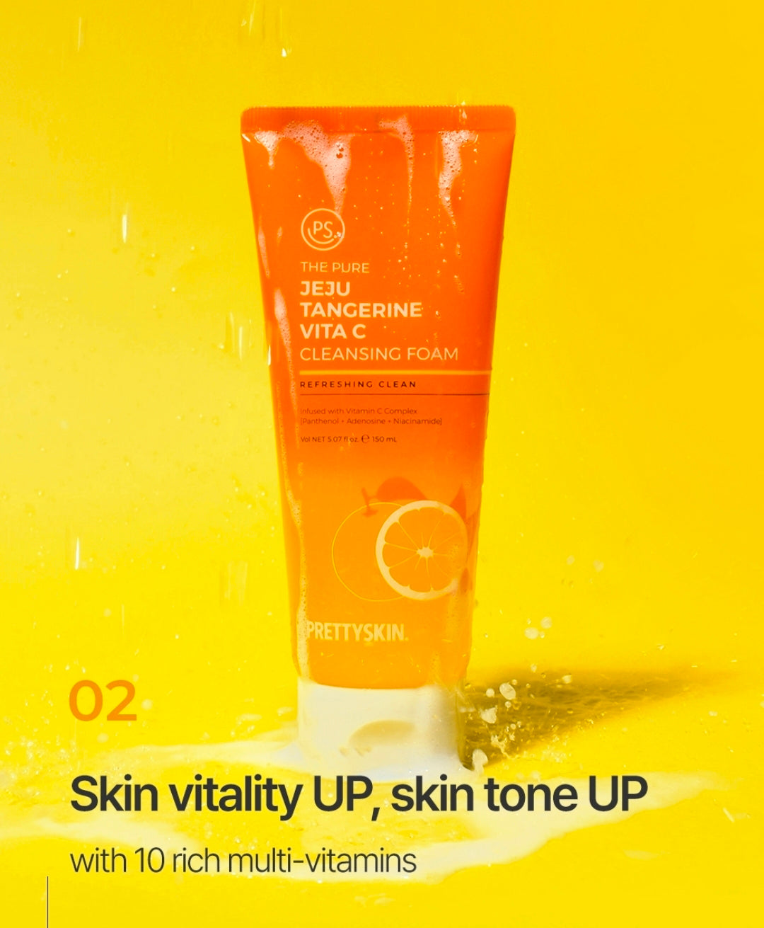 THE PURE JEJU VITA C CLEANSING FOAM