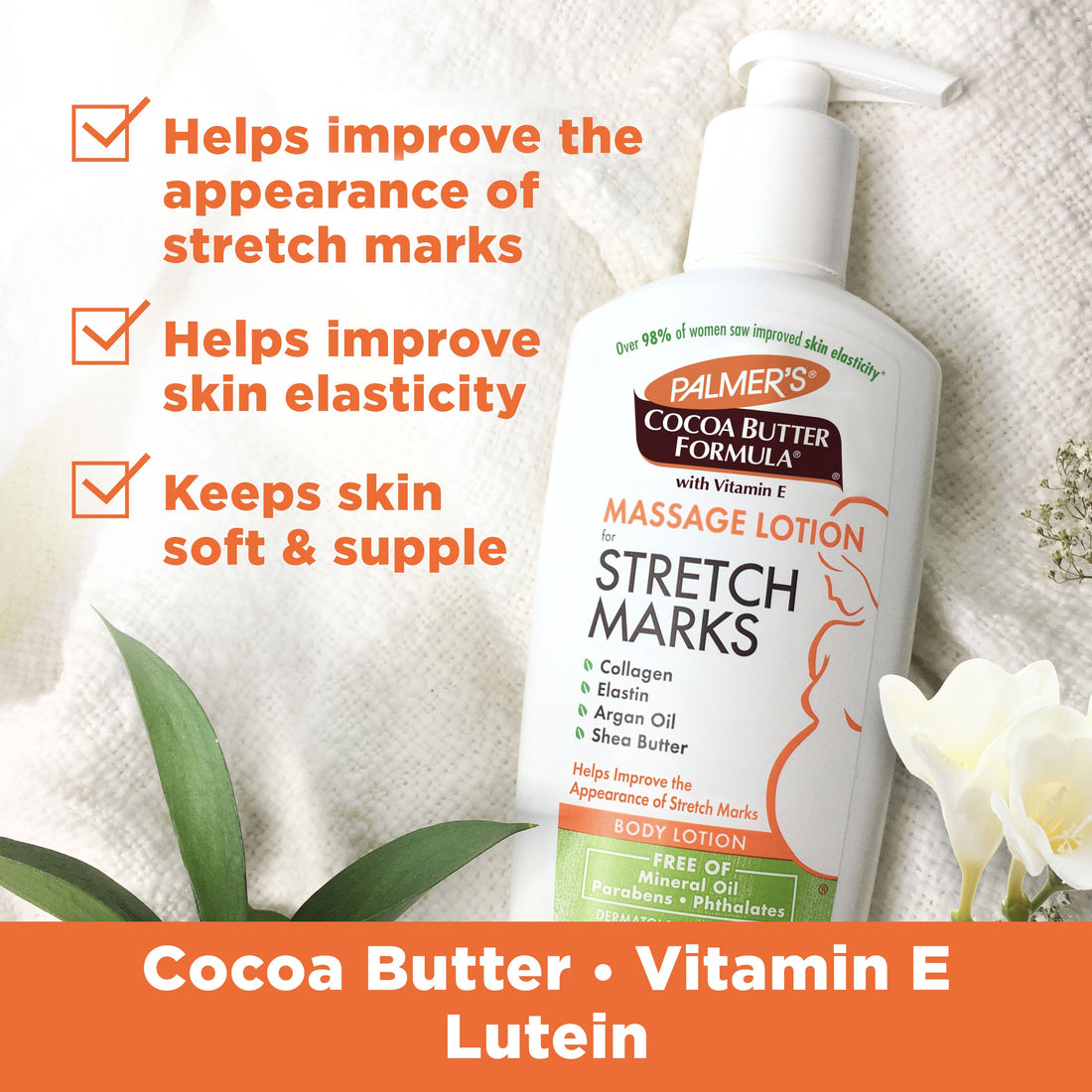 PALMER'S COCOA BUTTER FORMULA MASSAGE LOTION FOR STRETCH MARKS - 250ML